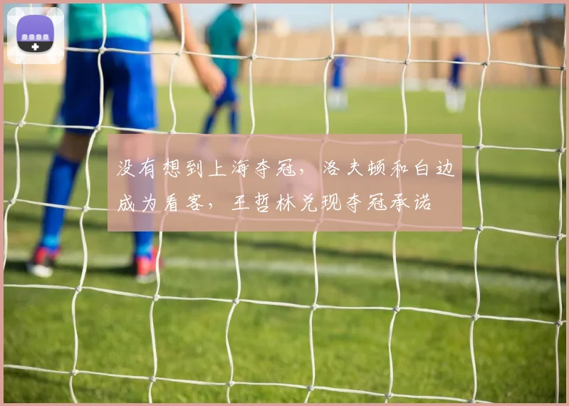 没有想到上海夺冠，洛夫顿和白边成为看客，王哲林兑现夺冠承诺